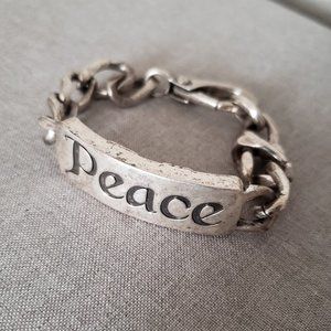 Lucky Brand Peace Bracelet